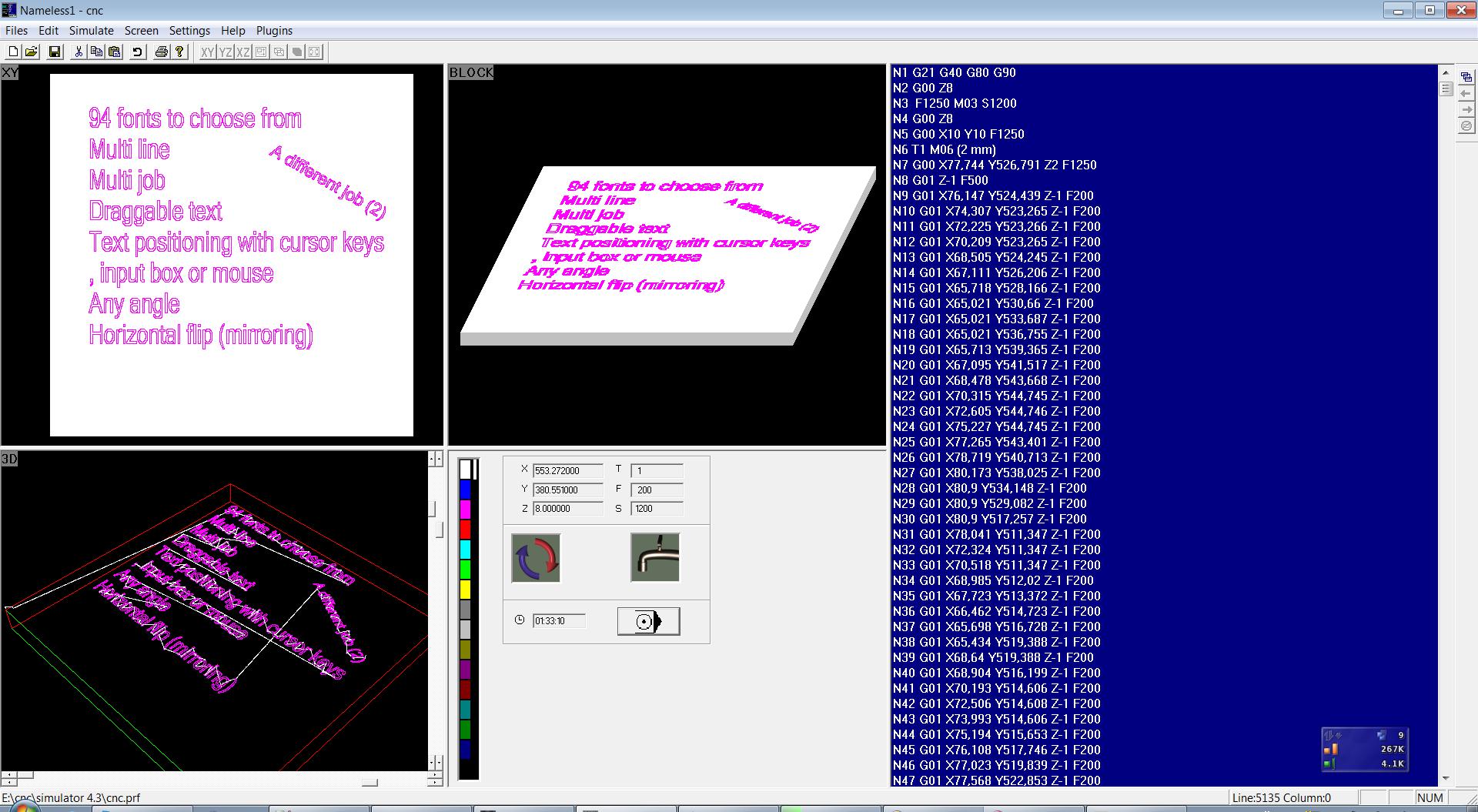 free g code simulator software